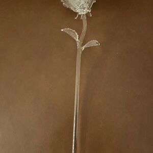 Waterford Crystal Fleurology White Rose Flower